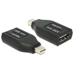   Delock 65552 fekete adapter mini displayport apa > HDMI anya