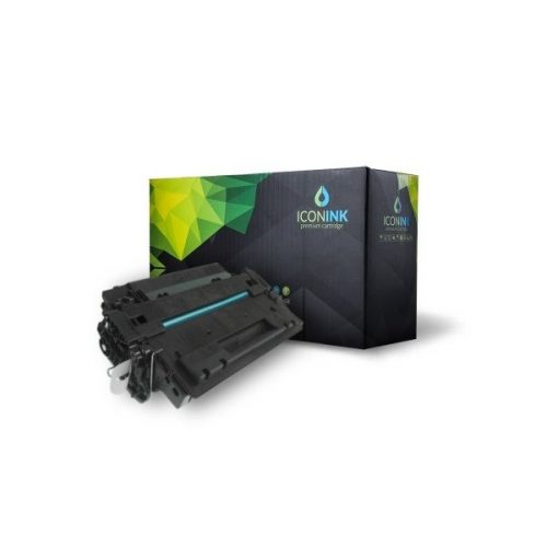 Iconink HP CE255A Canon CRG-524 utángyártott 6000 oldal fekete toner