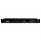 Ubiquiti EdgeSwitch 24xGigabit Ethernet port, 2xSFP port, PoE+, 19" Rackmount, 250W