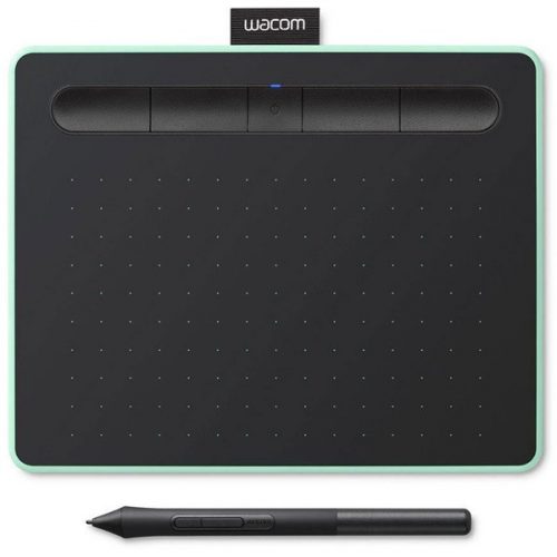 Wacom CTL-4100WLE-N Intuos S pisztácia Bluetooth digitális rajztábla