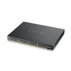 ZyXEL XGS1930-52HP 48port GbE LAN PoE (375W) 4port 10GbE SFP+ L2+ menedzselhető switch