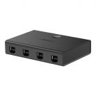 UGREEN 30345 USB 2.0 2x1 USB KVM kapcsoló (fekete)