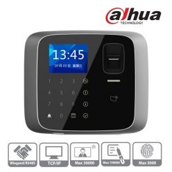   Dahua ASI1212A(V2) 2,4"TFT, RFID(13,56MHz)+kód+ujjlenyomat, RS-485/Wiegand/RJ45, I/O, IP55 beléptető vezérlő