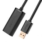 UGREEN US121 USB 2.0 hosszabbító kábel, aktív, 10m (fekete)