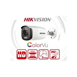   Hikvision DS-2CE12DFT-F kültéri, 2MP, 3.6mm, fehér led 40m, ColorVu 4in1 HD analóg csőkamera