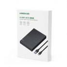 UGREEN CM471 Külső ház 2,5" HDD/SSD, USB-A 3.2 Gen 1 5Gbps (fekete)