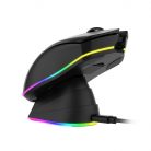 Dareu EM901X vezeték nélküli játék egér + töltőállomás RGB 2.4 G 600-6000 DPI (fekete)