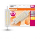 Osram Superstar műanyag búra/17,5W/2452lm/2700K/R7s dimmelhető LED ceruza izzó