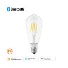 Ledvance Smart+ BT FIL edison fényforrás,DIM,6W 2700K E27 okostelefonnal,alkalmazással vezérelhető intelligens fényf.