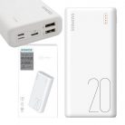 Romoss Simple 20 Powerbank, 20000mAh (fehér)