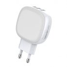 Wall charger LDNIO A3510Q, 2x USB + USB-C, PD + QC 3.0, 32W (white)