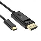 USB-C to Display Port cable Choetech XCP-1801BK, unidirectional, 4K, 1.8m (black)