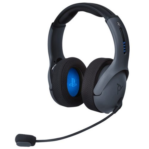 PDP 051-049-EU-BK LVL50 PS4/PS5/PC vezeték nélküli szürke headset