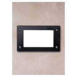   Fumagalli LETI 200 HS LED 3W GX53 fekete kültéri beépíthető falilámpa