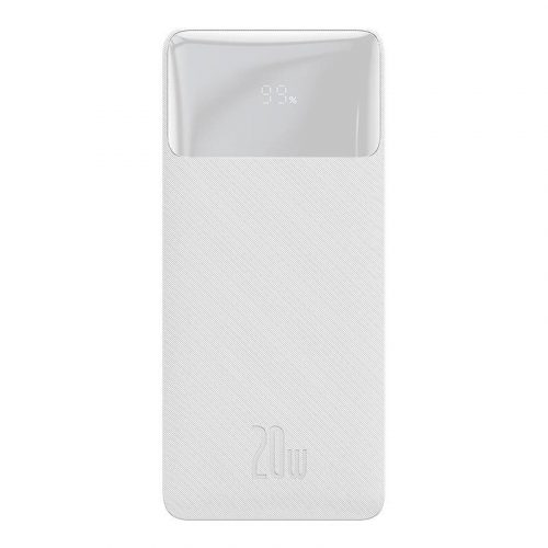 Baseus Bipow Powerbank, 10000mAh, 20W (fehér)