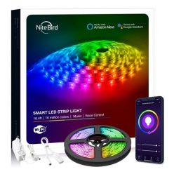   NITEBIRD SL2 Smart Wi-Fi-s RGB LED szalag 5m, zene és APP vezérlés