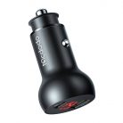 Mcdodo CC-7030 Car Charger, USB + USB-C, with Display, 45W (Black)