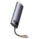 Baseus StarJoy 6 az 1-ben hub, USB-C - 3x USB 3.0 + HDMI + USB-C PD + RJ45