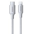 UGREEN US304 USB-C 2.0-Lightning kábel, 3A, 1m (ezüst)