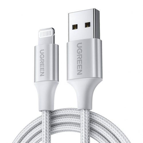 UGREEN US199 USB - Lightning kábel, 2.4A, 2m (ezüst)