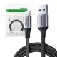 UGREEN US199 USB - Lightning kábel, 2.4A, 2m (fekete)