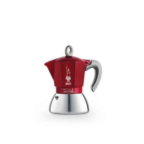 Bialetti Moka 6944 Induction piros 4 személyes indukciós kotyogós kávéfőző