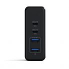 Satechi ST-TC108WM 108W 2xUSB/2xType-C asztroszürke töltő