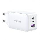 UGREEN 15334 Nexode gyorstöltő, GaN, 65W (fehér)