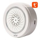 Smart Alarm Siren NEO NAS-AB02WT with Humidity Temperature Sensor, WiFi TUYA