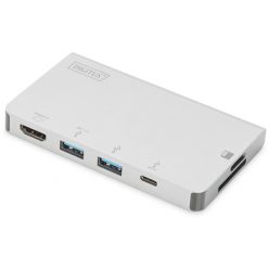   Digitus DA-70867 USB-C 6 portos univerzális notebook dokkoló állomás