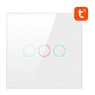 Smart Light Switch WiFi Avatto TS02-EU-W3 3 Way TUYA (white)