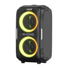 Wireless Bluetooth Speaker W-KING T9 Pro 120W + 2 microphones (black)