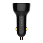 LDNIO C101 Car Charger, USB + USB-C, 100W + USB-C to USB-C Cable (Black)