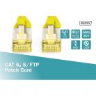 DIGITUS CAT6A S-FTP LSZH 1m sárga patch kábel