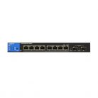 Linksys SMB LGS310MPC 8port POE+ GbE LAN +2 SFP Port Smart menedzselhető asztali Switch