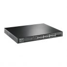 TP-Link TL-SG3428MP JetStream 24xGbE PoE+ LAN 4xGbE SFP port L2+ menedzselhető PoE switch