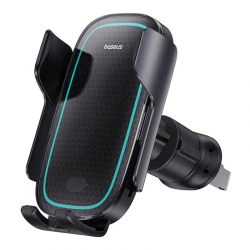 Baseus MilkyWay Pro wireless autós telefontartó, töltő, 15W (fekete)