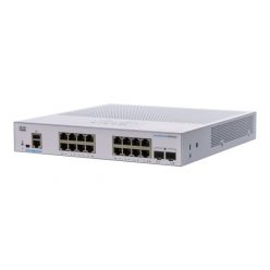   Cisco CBS250-16T-2G 16x GbE LAN 2x SFP port L2 menedzselhető switch