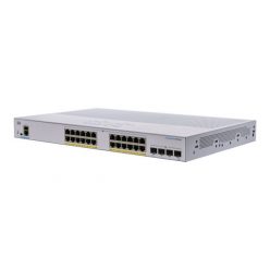   Cisco CBS250-24P-4G 24x GbE PoE+ LAN 4x SFP port L2 menedzselhető PoE+ switch