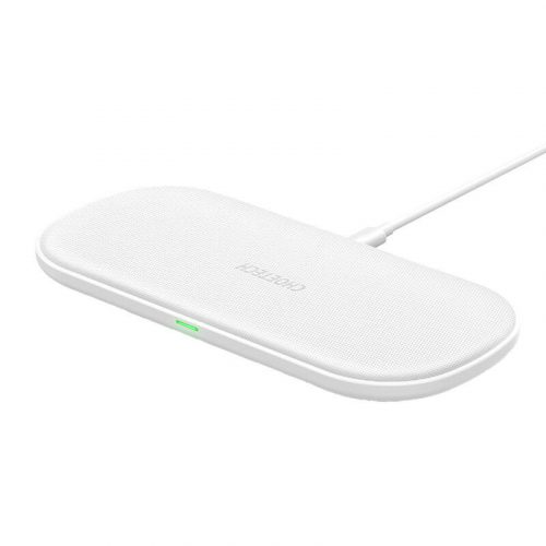 Choetech T535 dual fast wireless charger (white)