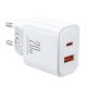 Charger Flash Joyroom  JR-TCF05, (EU) 20W A+C (white)