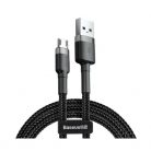 Baseus CAMKLF-BG1 microUSB 1m szürke-fekete kábel