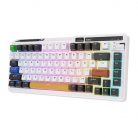 Wireless mechanical keyboard Royal Kludge KZZI K75 pro RGB, Moment Switch (black and white)