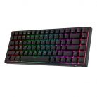 Wireless mechanical keyboard Royal Kludge RK84 RGB, Red switch (black)