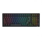 Wireless mechanical keyboard Royal Kludge RK98 RGB, Red switch (black)