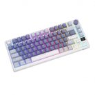 Wireless mechanical keyboard Royal Kludge RKM75 RGB, Silver switch (blue)