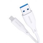 USB-A to Lightning Cable Ricomm RLS007ALW 2.1m