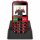 EVOLVEO EasyPhone EP-850-EBR 2,4" piros mobiltelefon