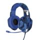 Trust GXT 322B Carus PS4/PS5 kék gamer headset