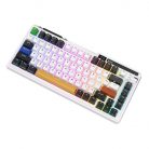 Wireless mechanical keyboard Royal Kludge KZZI K75 pro RGB, Eternity Switch  (black and white)